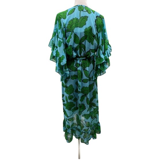 Cabi Derby Wrap Dress with Slip Dress Womens Size Small Style 5815 Tidal Floral - Picture 4 of 16